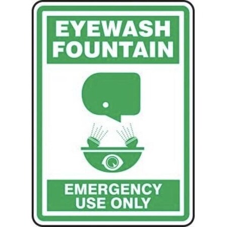 Accuform First Aid Sign, MFSD512VA MFSD512VA